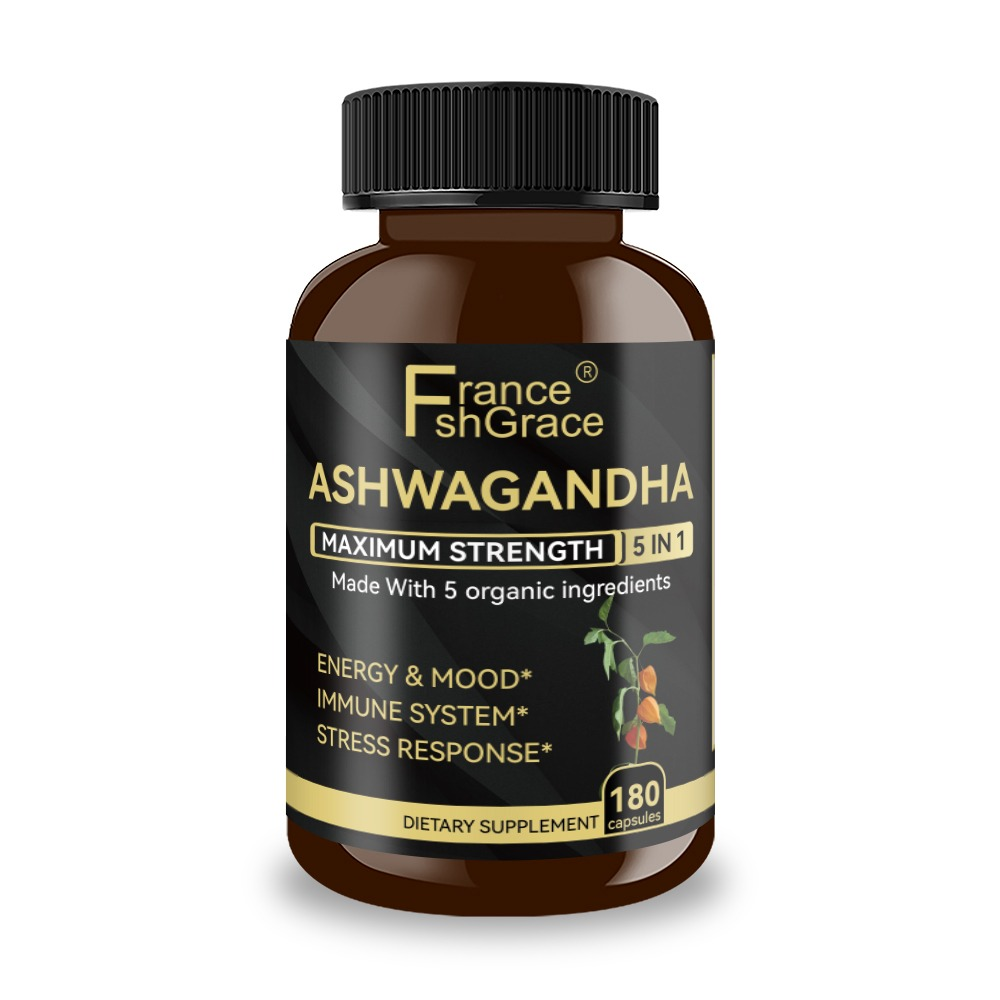 Franceshgrace FSG Ashwagandha Maximum Strength 5 in 1 — 180 Caps
