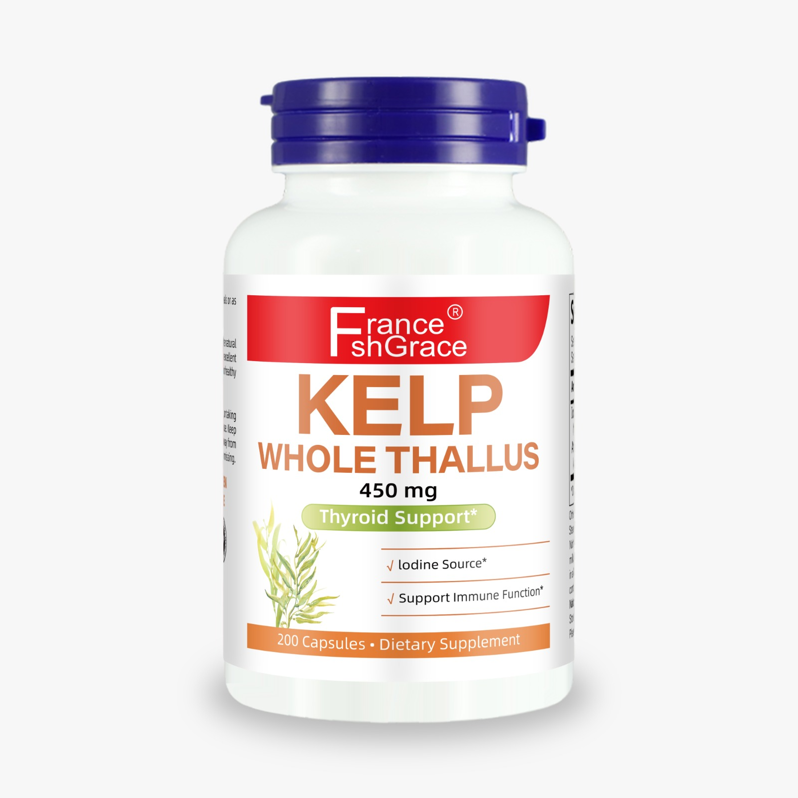 Franceshgrace FSG Kelp Whole Thallus 450mg
